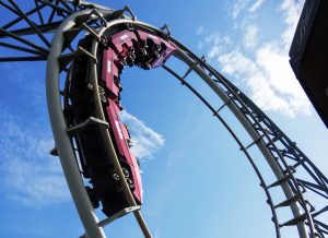 Revolution rollercoaster at Blackpool Pleasure Beach