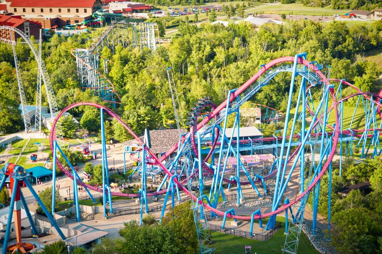 Kings Island from Above - Coaster Kings