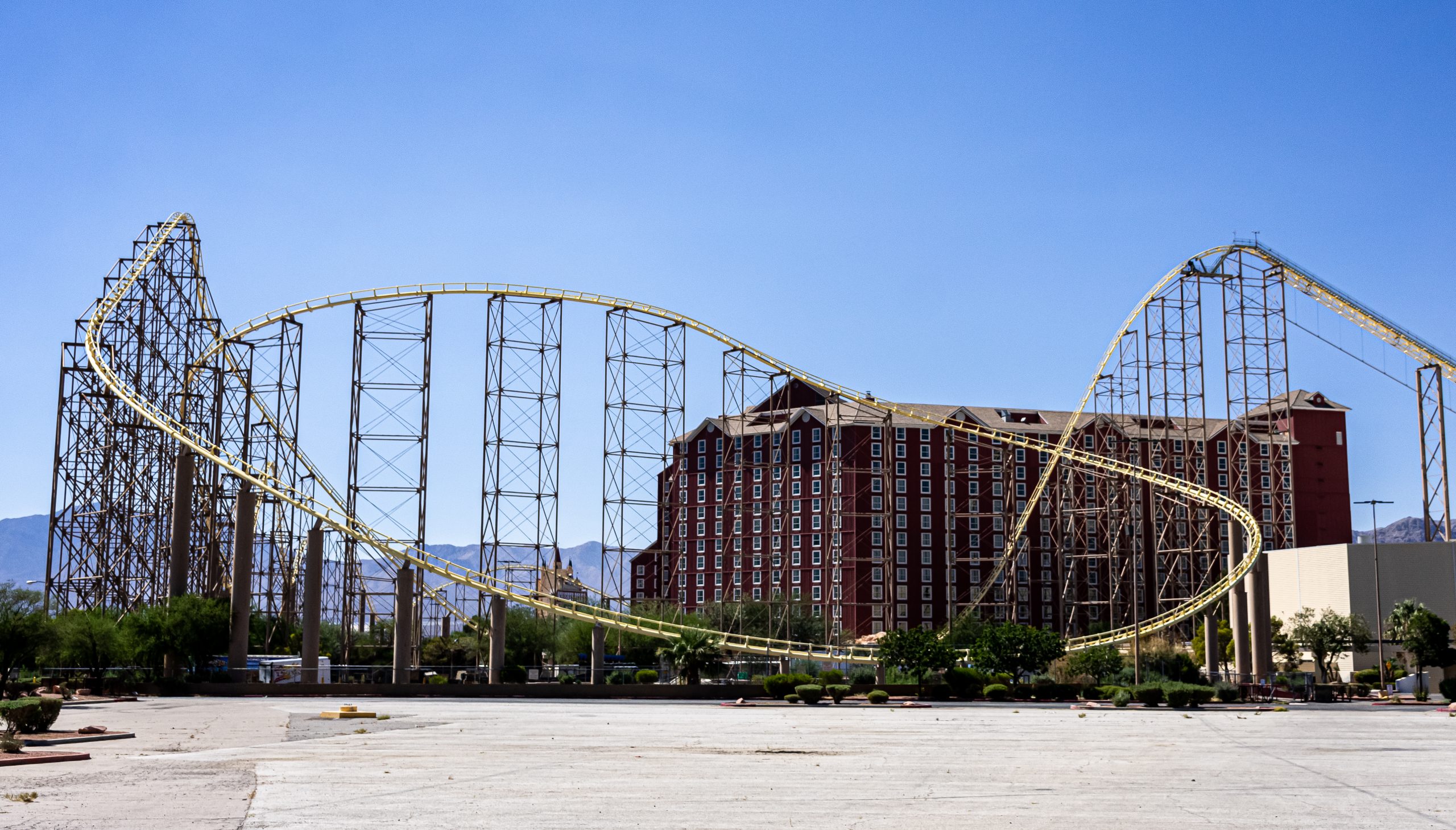 Roller Coaster Atop a Casino, Las Vegas, Nevada