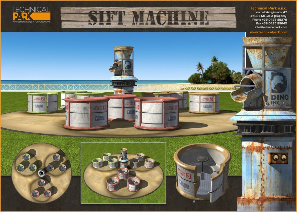 new technical park sift machine attraction